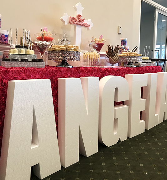 Baby Letters for Prop or Candy Dessert Table – SoCal Event Decor